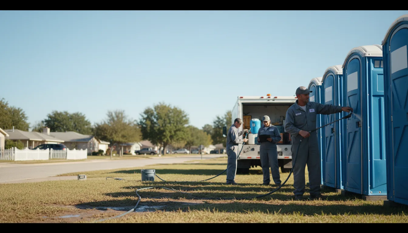 Long-Term Portable Toilet Rental in Hart, TX near me